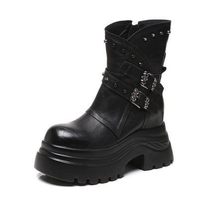 A Vintage Style Boots with Delicate Timeless Details