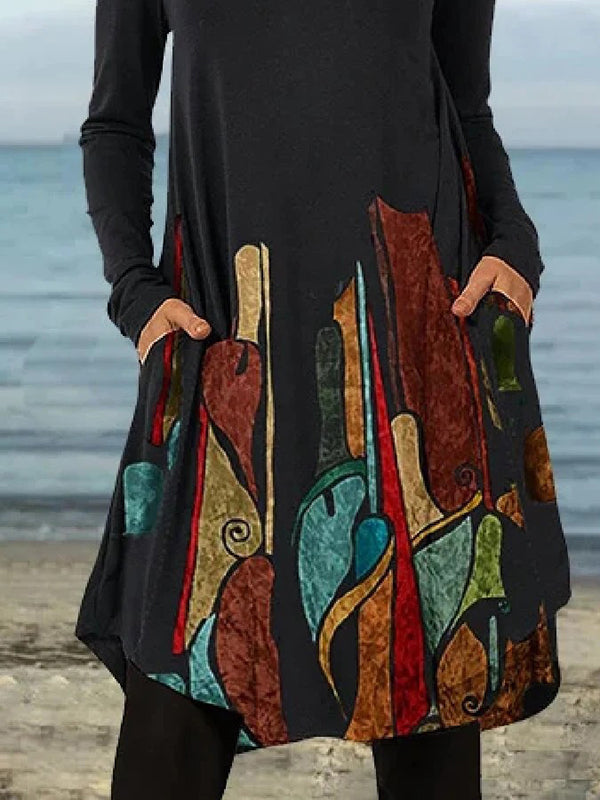 Classic Vintage Dress with a Flattering Fit