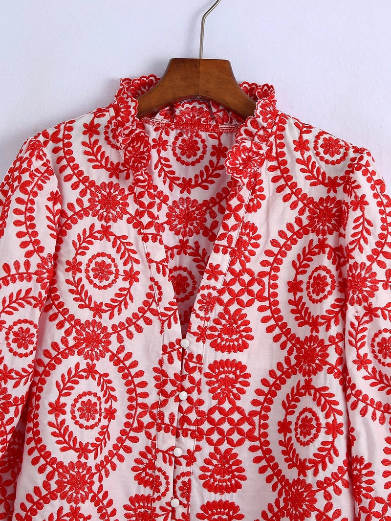 Gracefully Styled Blouse for Any Occasion