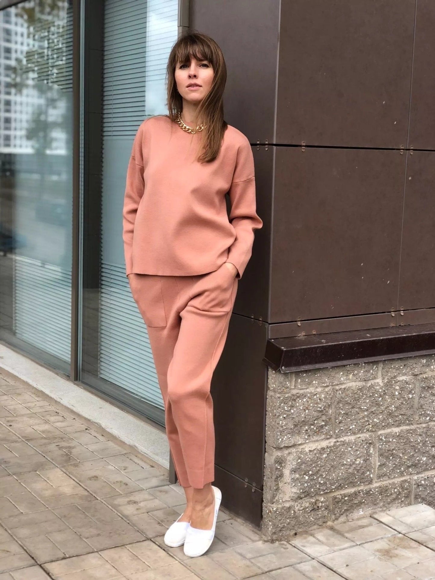 Classic Vintage Sweater with a Flattering Fit