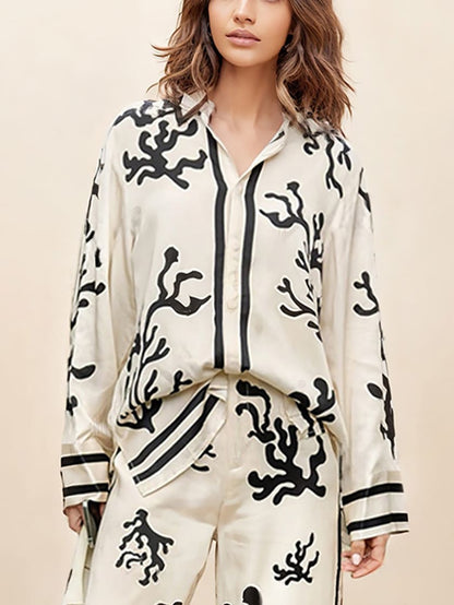 A Vintage Style Pants with Delicate Timeless Details