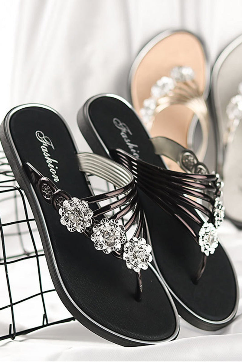A Vintage Style Sandals with Delicate Timeless Details