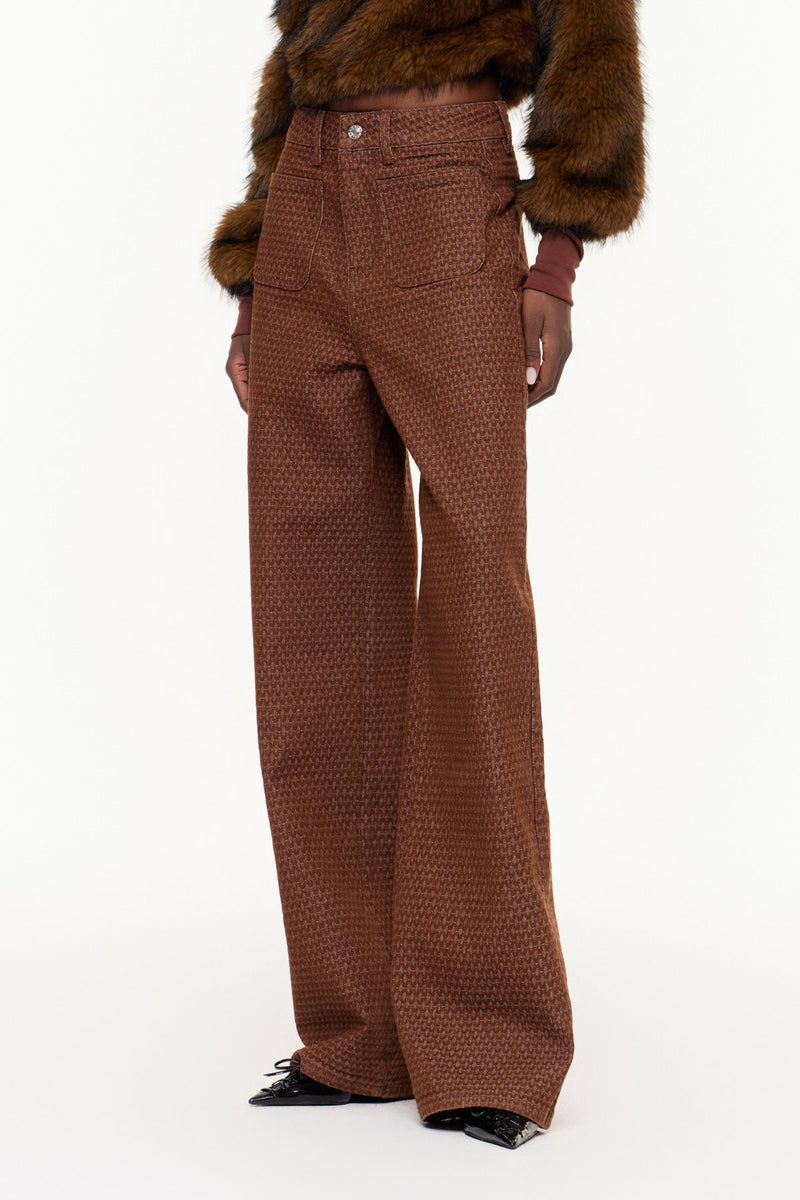 A Vintage Style Pants with Delicate Timeless Details