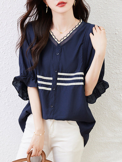 Vintage Inspired Blouse with a Contemporary Edge