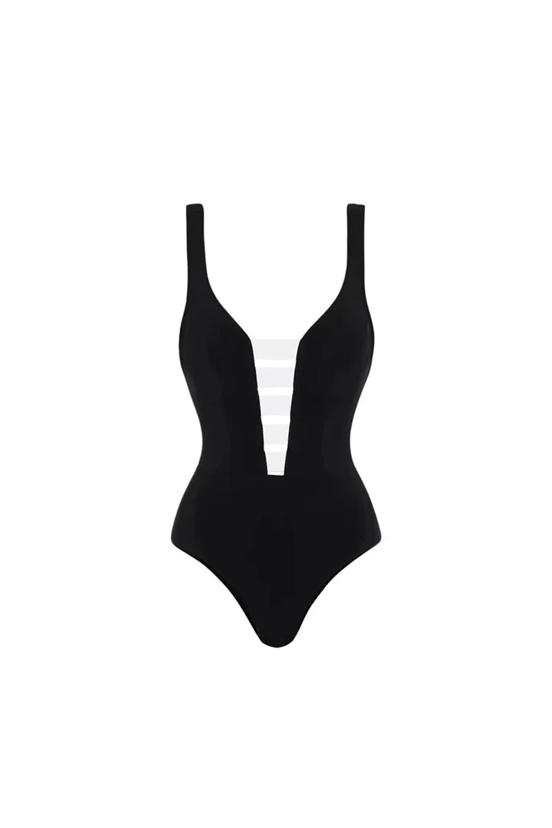 A Vintage Style Swimsuit with Delicate Timeless Details