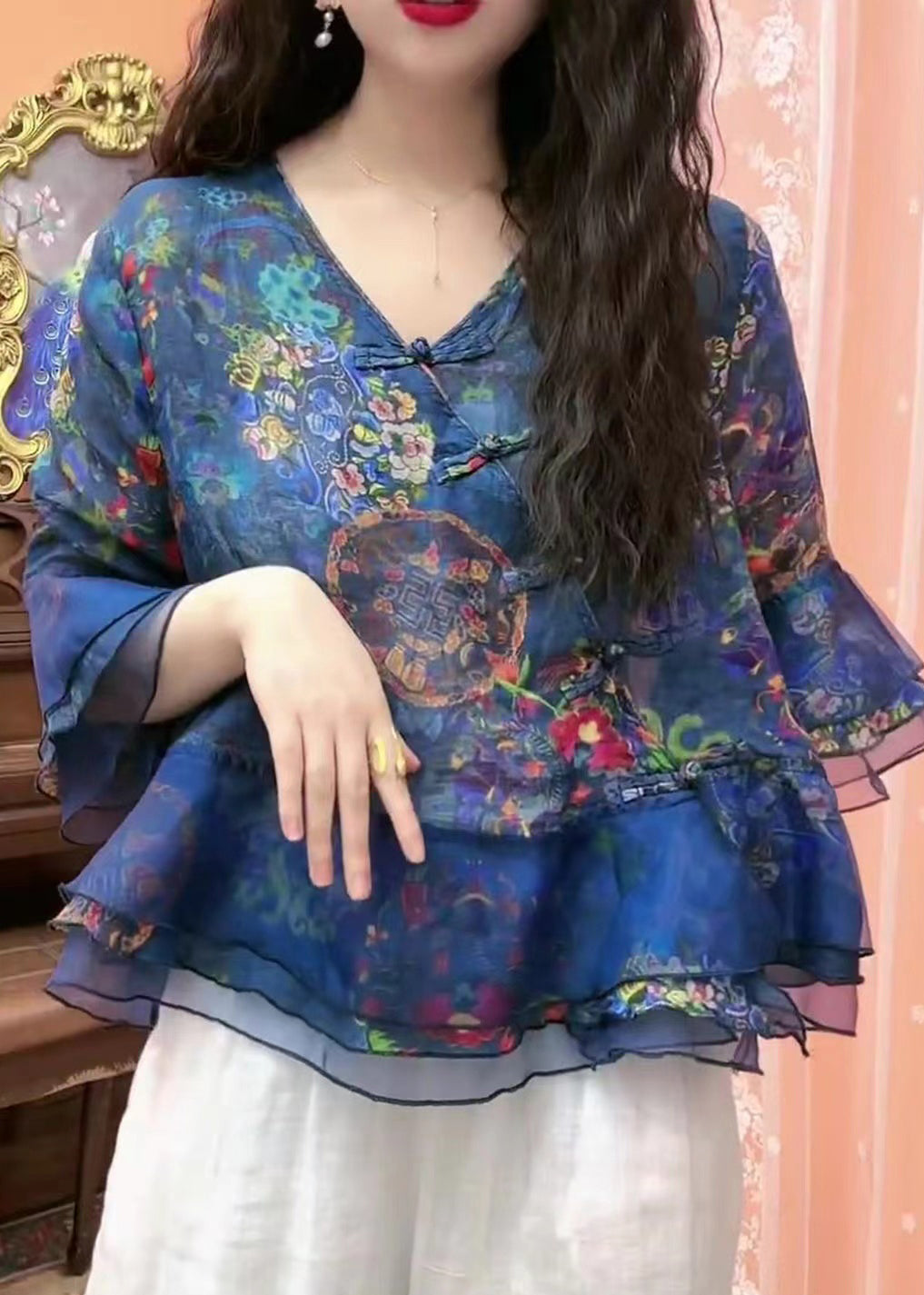 Gracefully Styled Blouse for Any Occasion