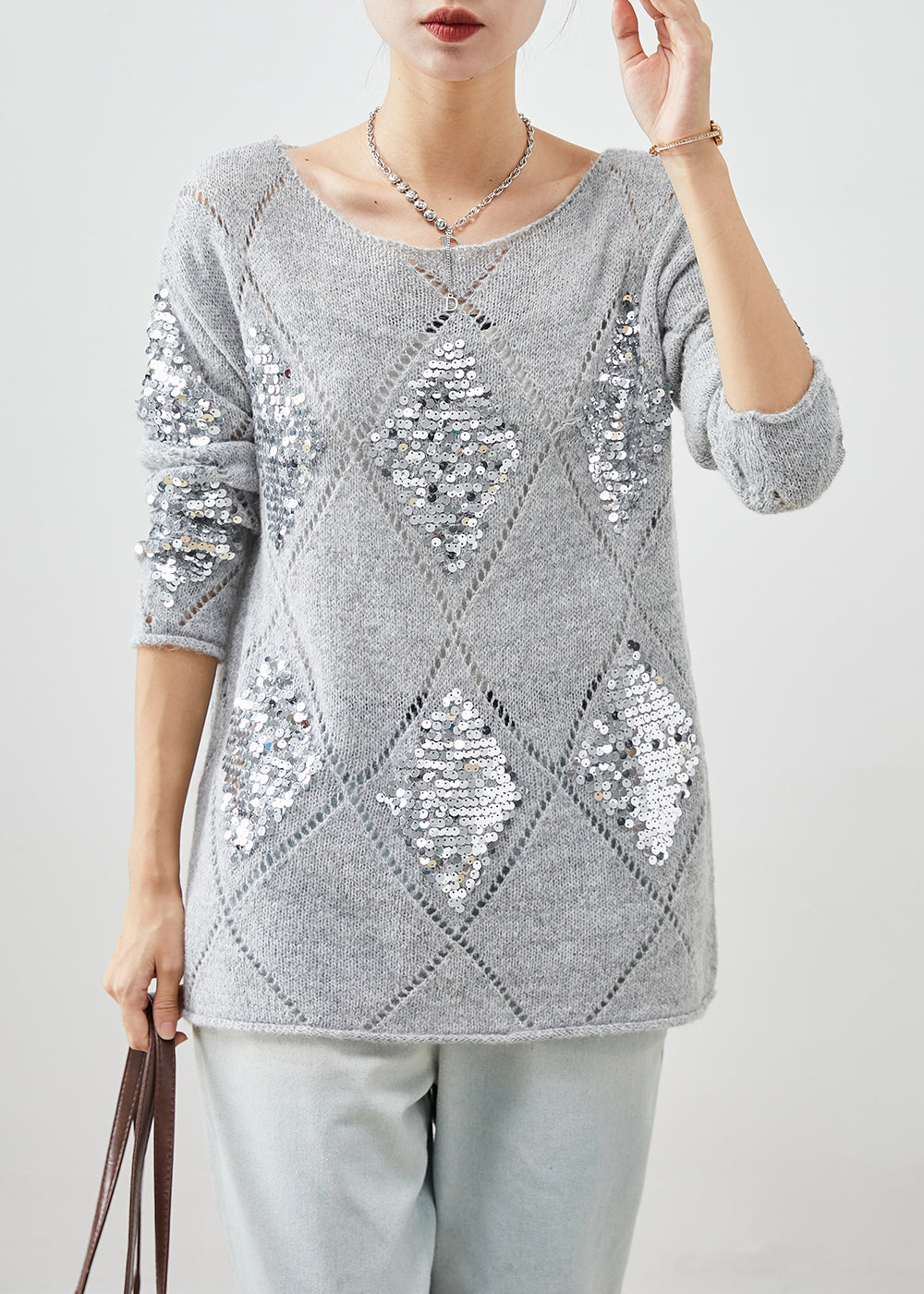 Beautifully Finished Sweater in a Timeless Design