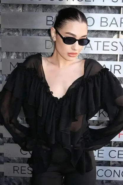 A Vintage Style Blouse with Delicate Timeless Details