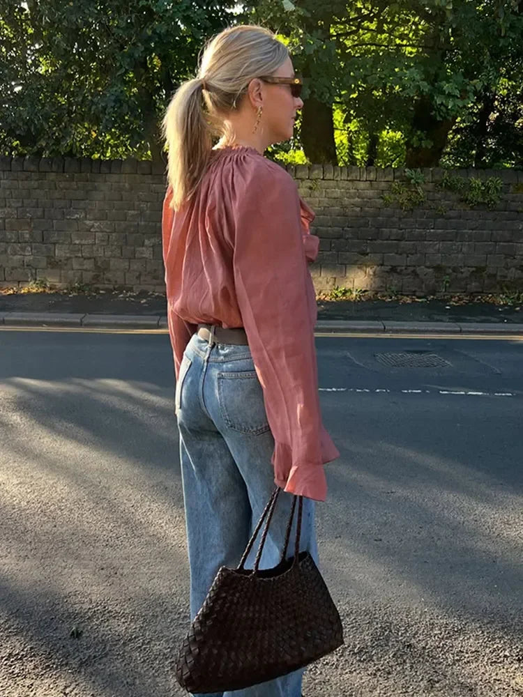 Vintage Inspired Blouse with a Contemporary Edge