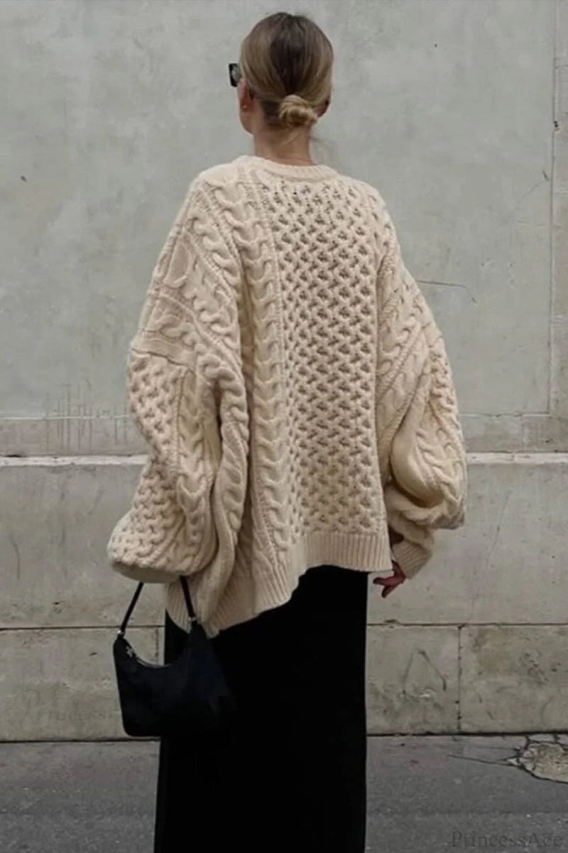 A Vintage Style Sweater with Delicate Timeless Details