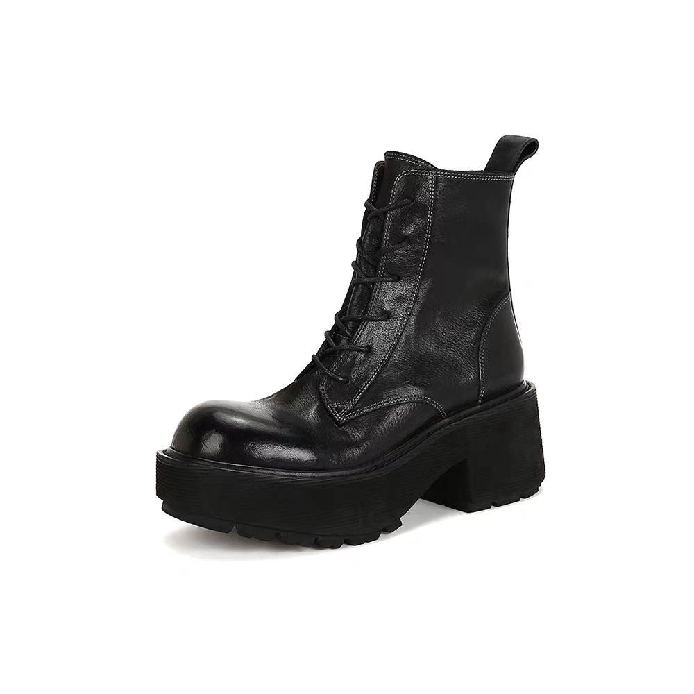 A Vintage Style Boots with Delicate Timeless Details