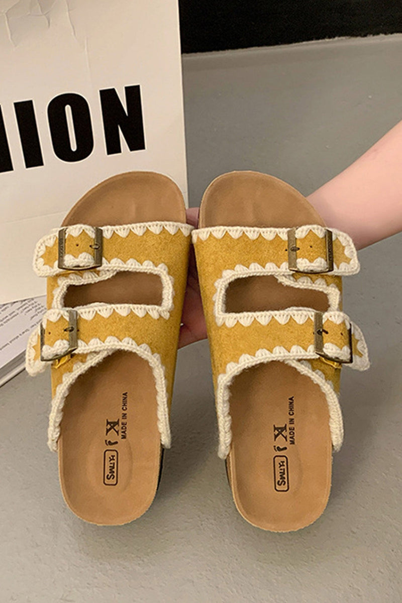 A Vintage Style Sandals with Delicate Timeless Details