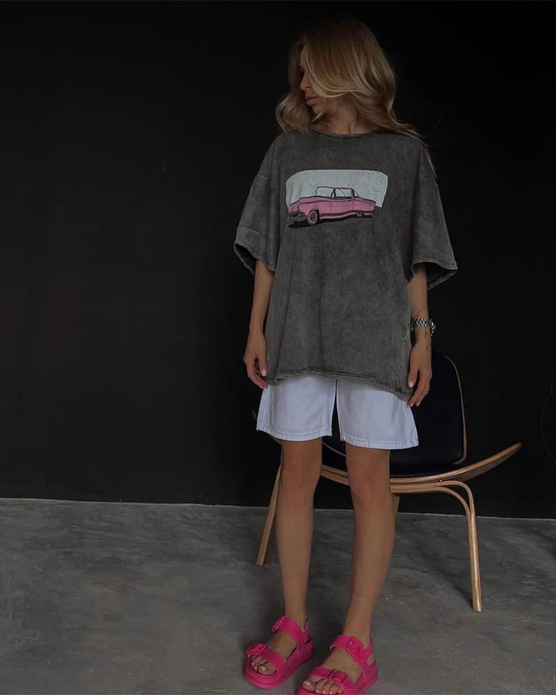 A Vintage Style T-Shirt with Delicate Timeless Details