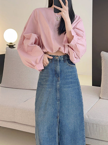 Well Tailored Blouse with a Graceful Silhouette