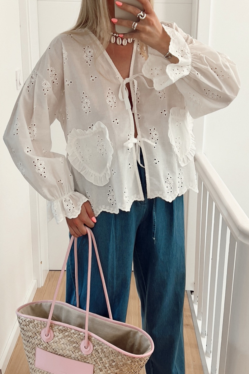 Vintage Inspired Blouse with a Contemporary Edge