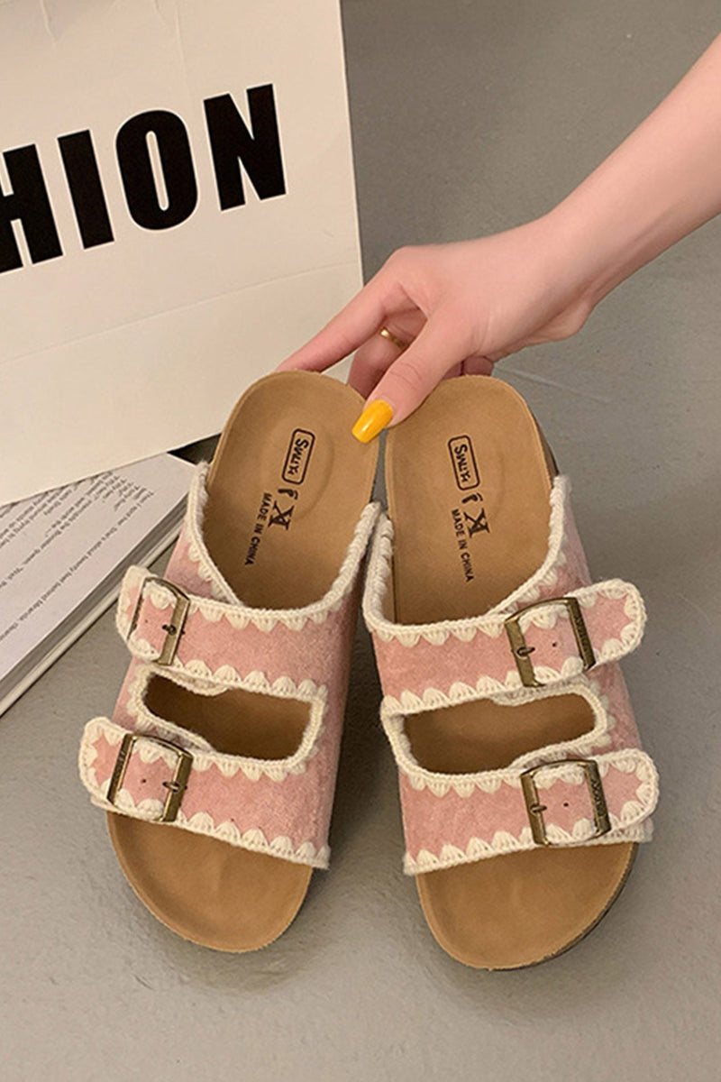 A Vintage Style Sandals with Delicate Timeless Details