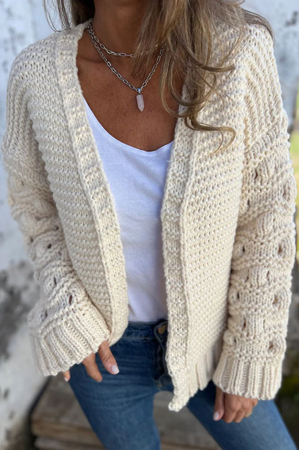 A Vintage Style Cardigan with Delicate Timeless Details