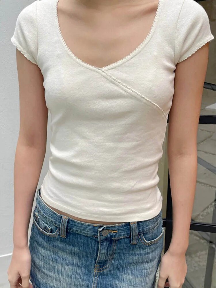 A Vintage Style T-Shirt with Delicate Timeless Details