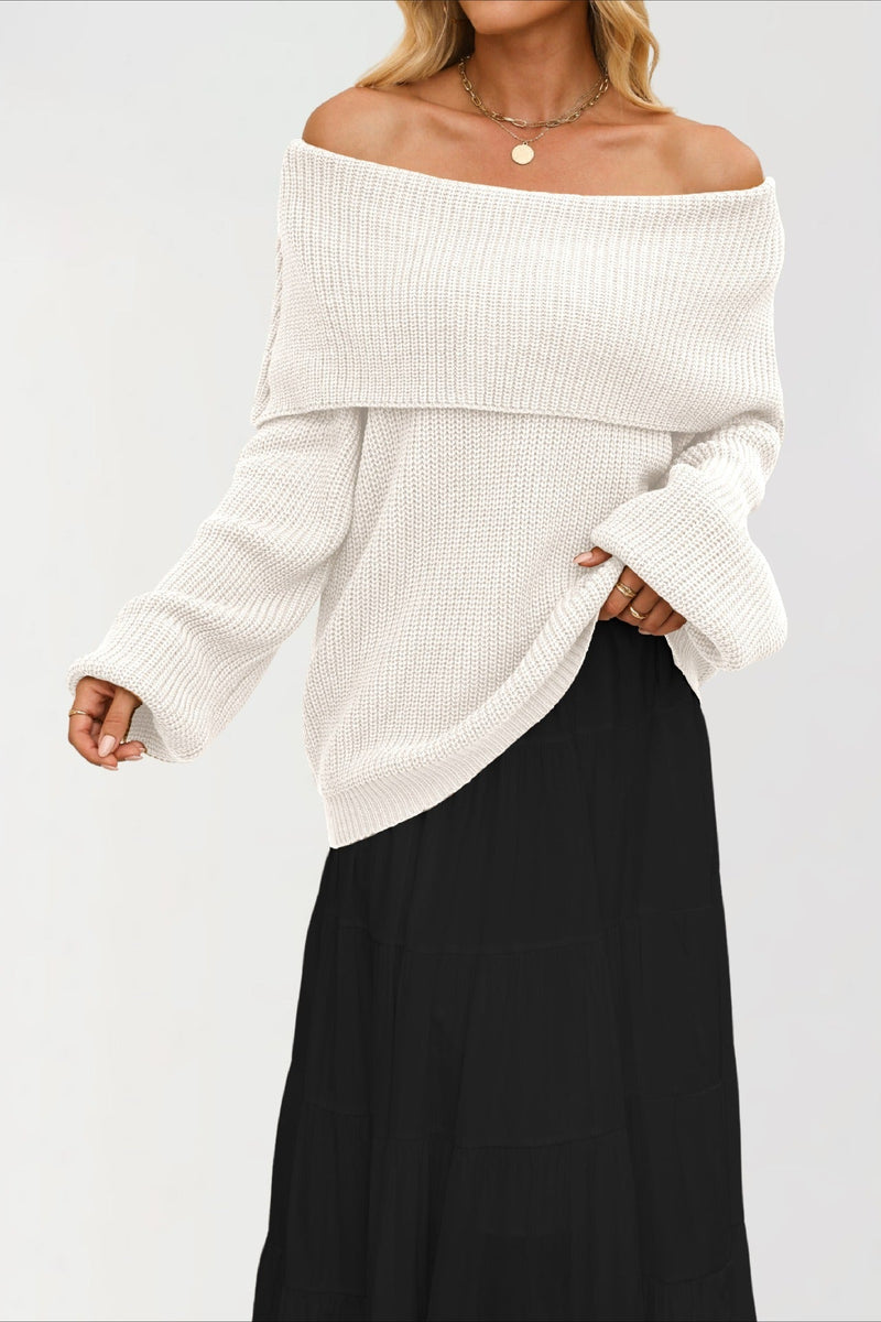 Well Tailored Sweater with a Graceful Silhouette