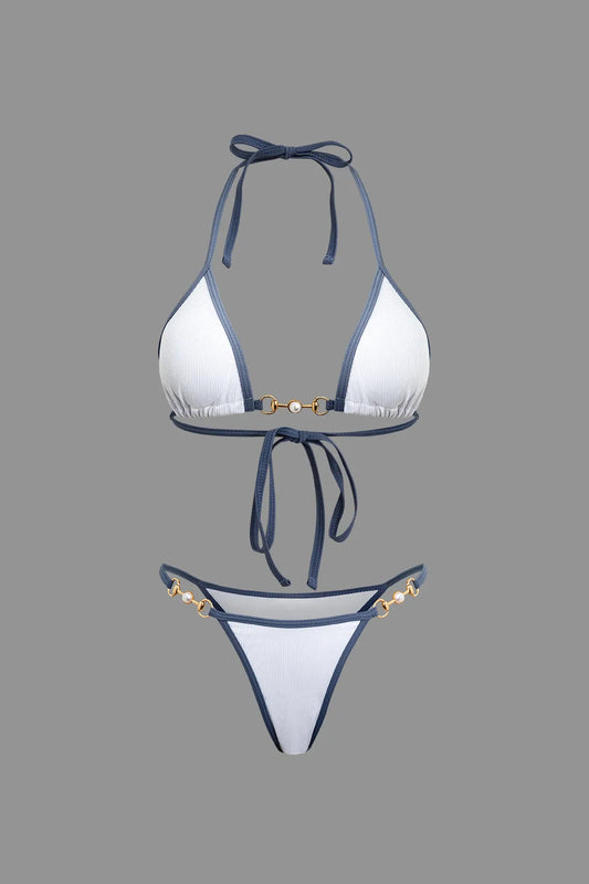 A Vintage Style Bikini with Delicate Timeless Details
