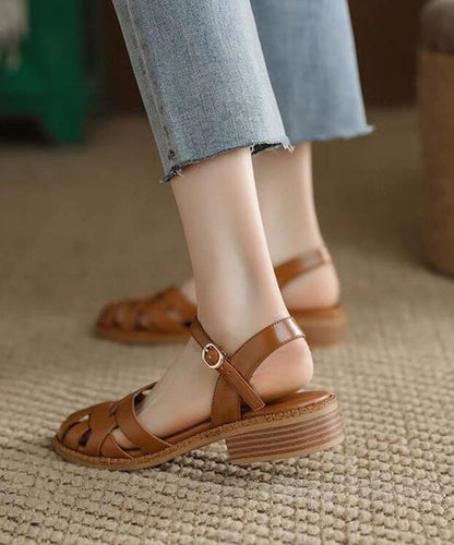 A Vintage Style Sandals with Delicate Timeless Details