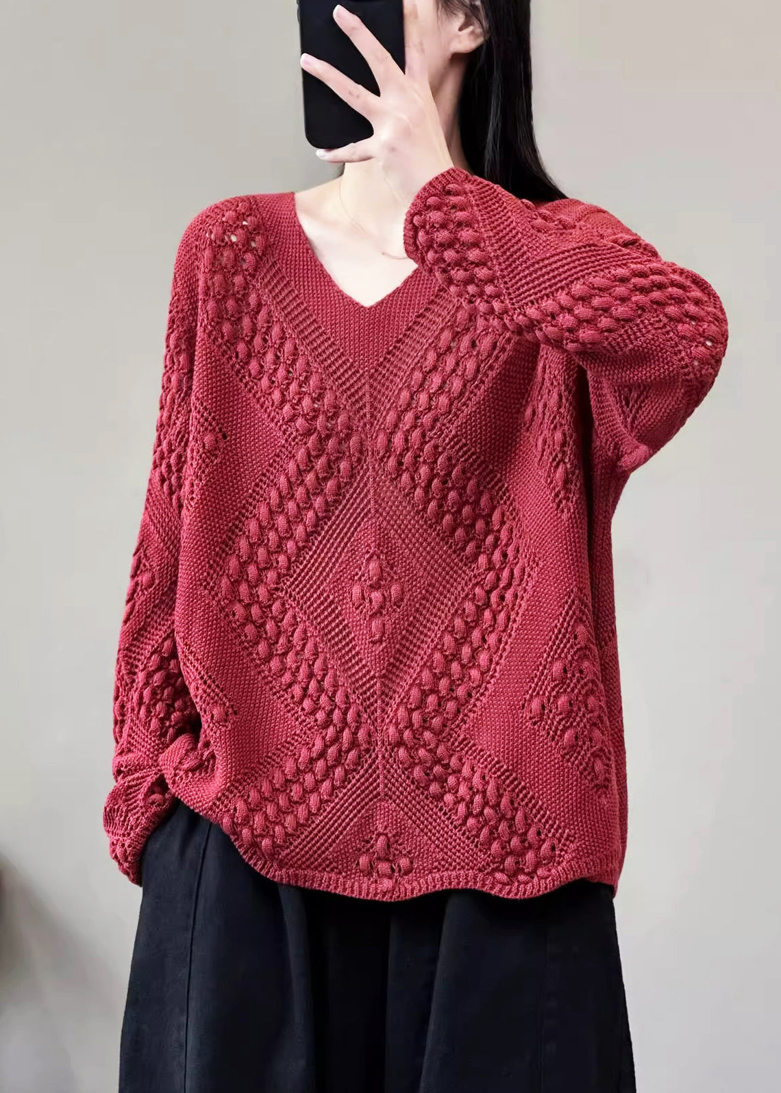 Vintage Inspired Sweater with a Contemporary Edge