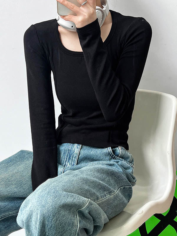 Well Tailored T-Shirt with a Graceful Silhouette