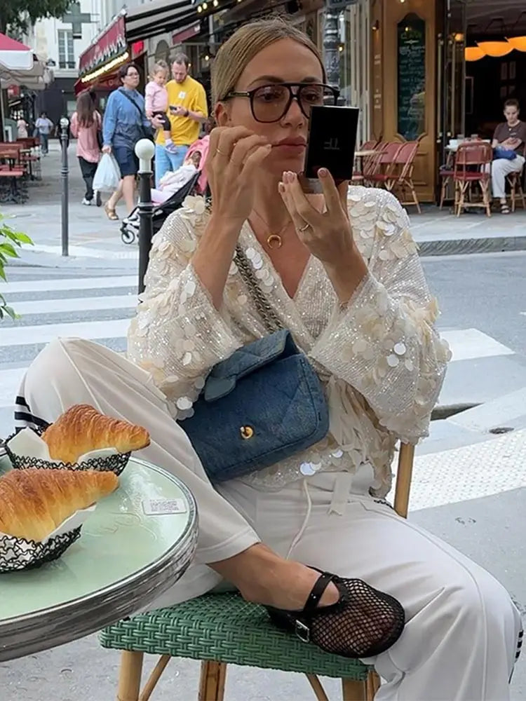 Gracefully Styled Blouse for Any Occasion