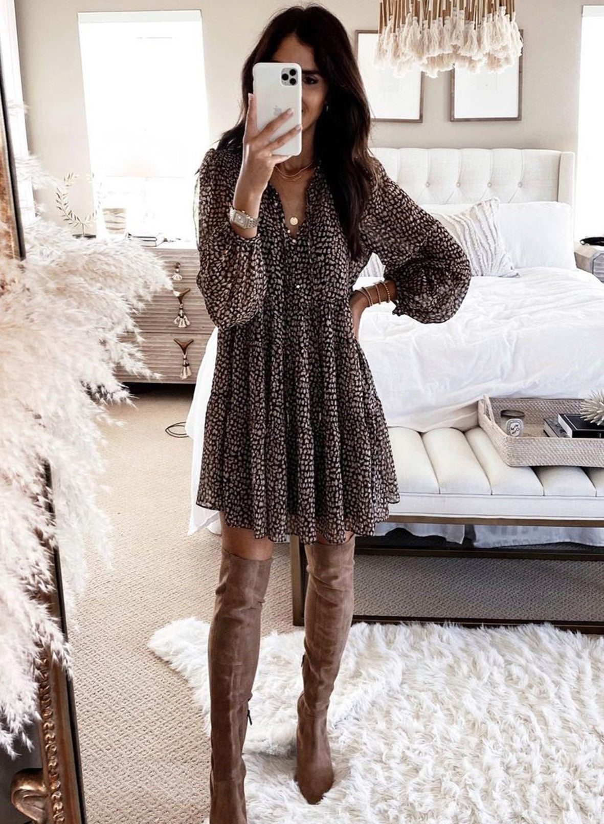 Well Tailored Dress with a Graceful Silhouette