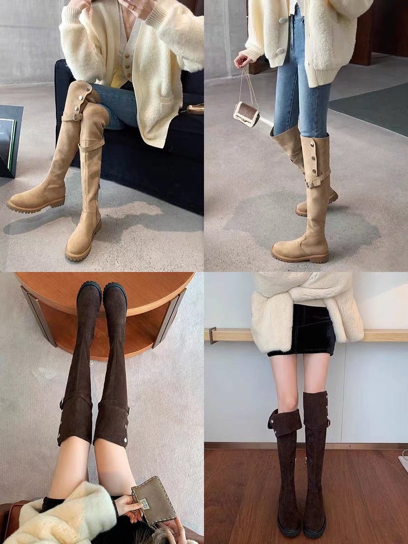 A Vintage Style Boots with Delicate Timeless Details