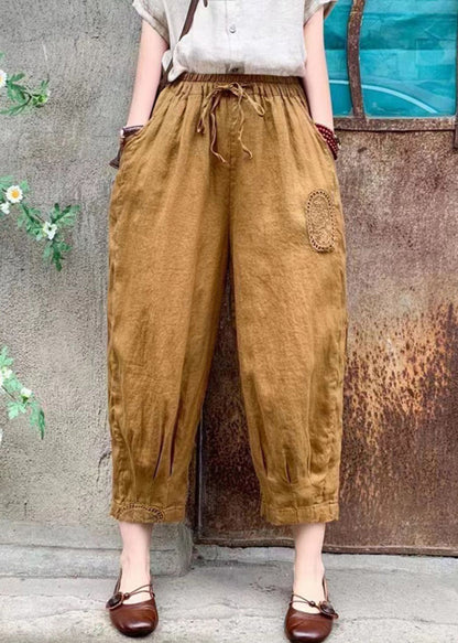 A Vintage Style Pants with Delicate Timeless Details