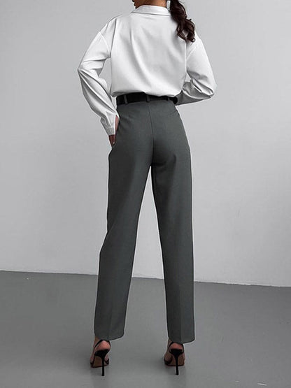 A Vintage Style Trousers with Delicate Timeless Details