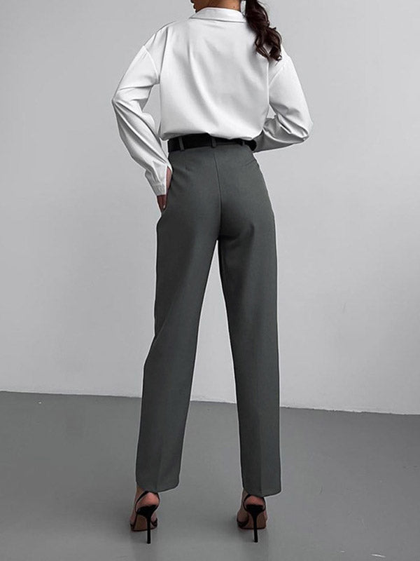 A Vintage Style Trousers with Delicate Timeless Details