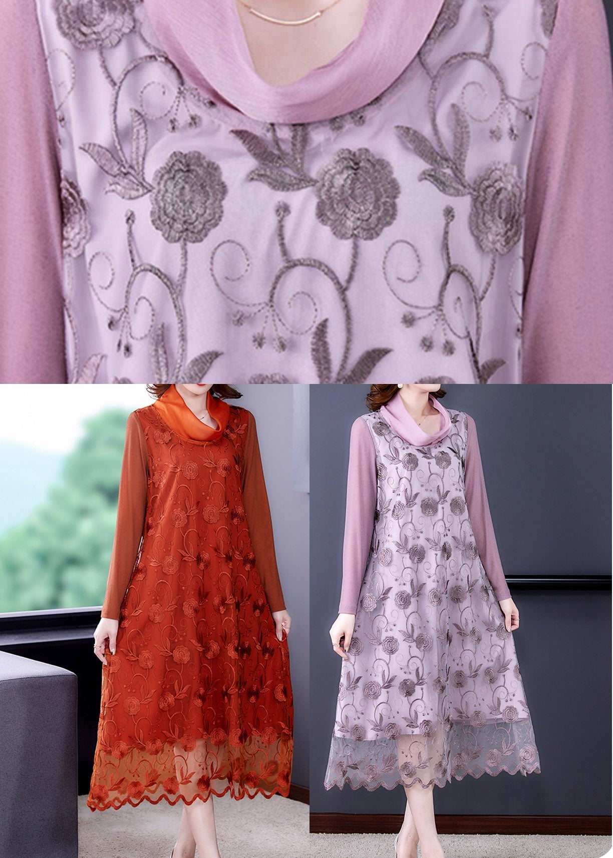 Well Tailored Dress with a Graceful Silhouette