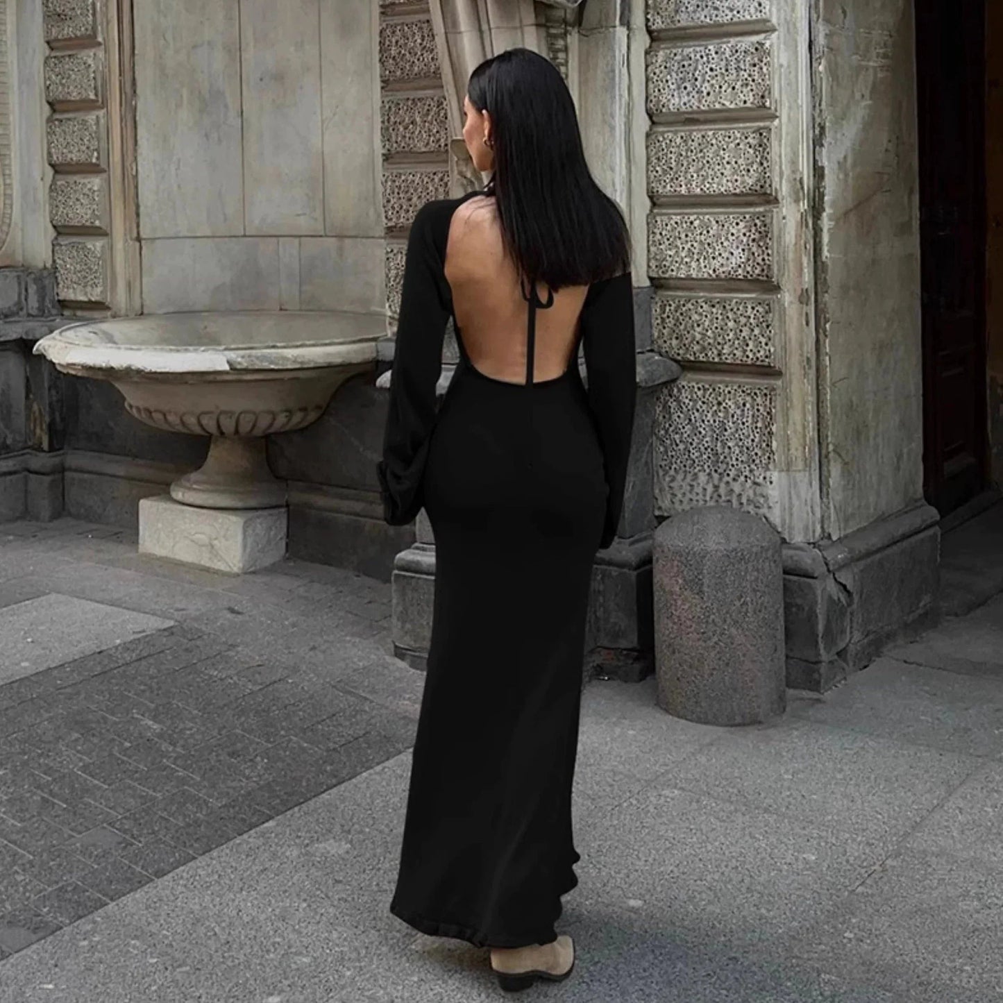 A Vintage Style Dress with Delicate Timeless Details