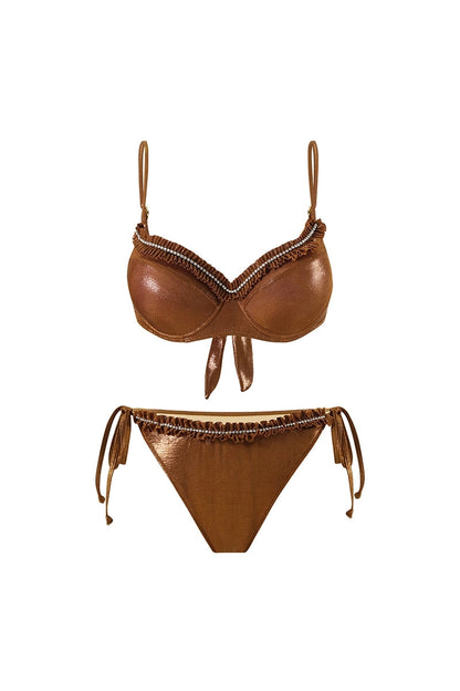 Classic Vintage Bikini with a Flattering Fit
