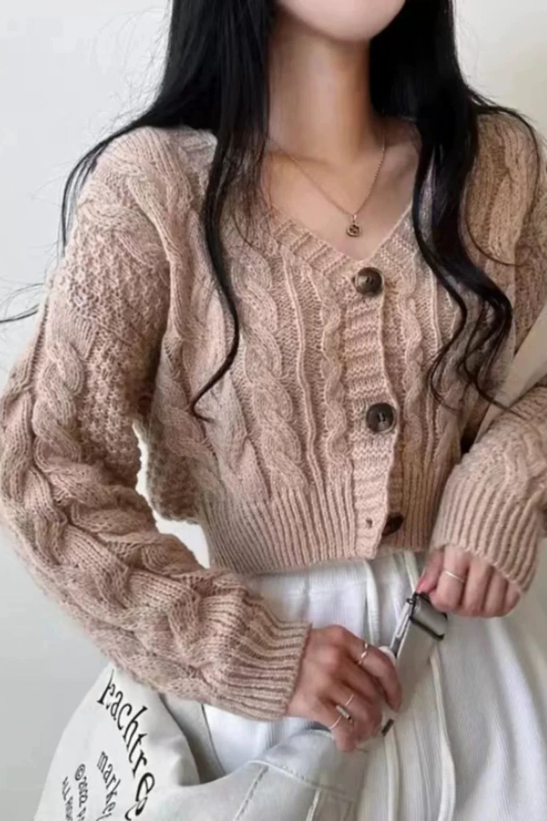 Classic Vintage Cardigan with a Flattering Fit