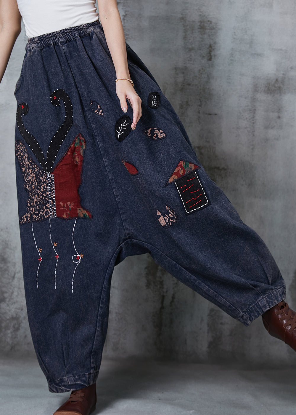 A Vintage Style Pants with Delicate Timeless Details