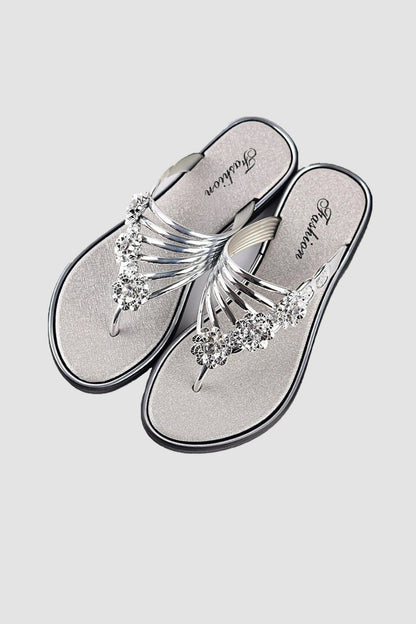 A Vintage Style Sandals with Delicate Timeless Details