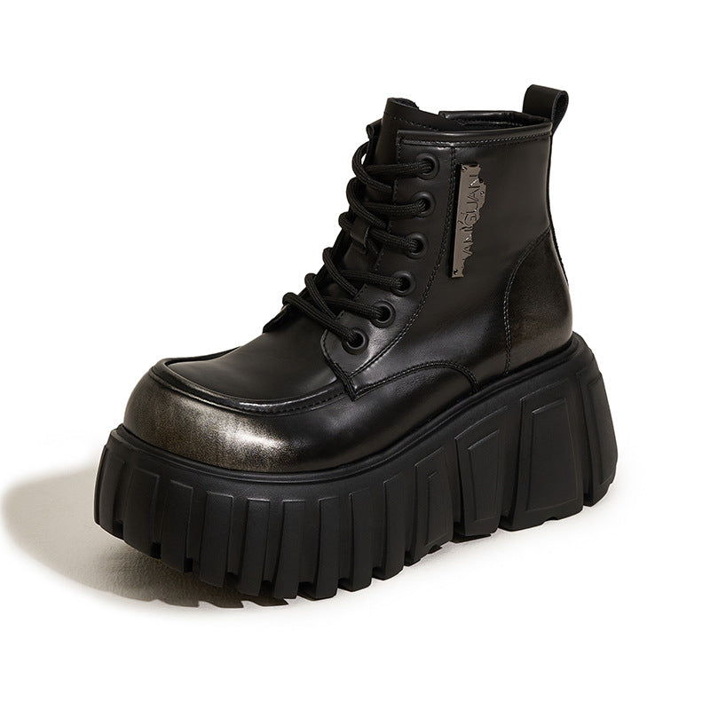 A Vintage Style Boots with Delicate Timeless Details