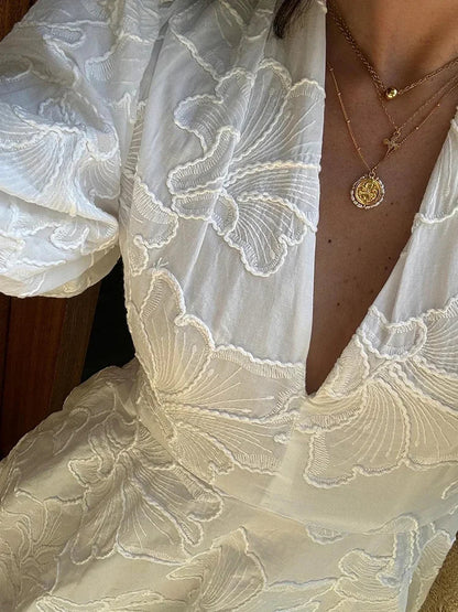 A Vintage Style Dress with Delicate Timeless Details