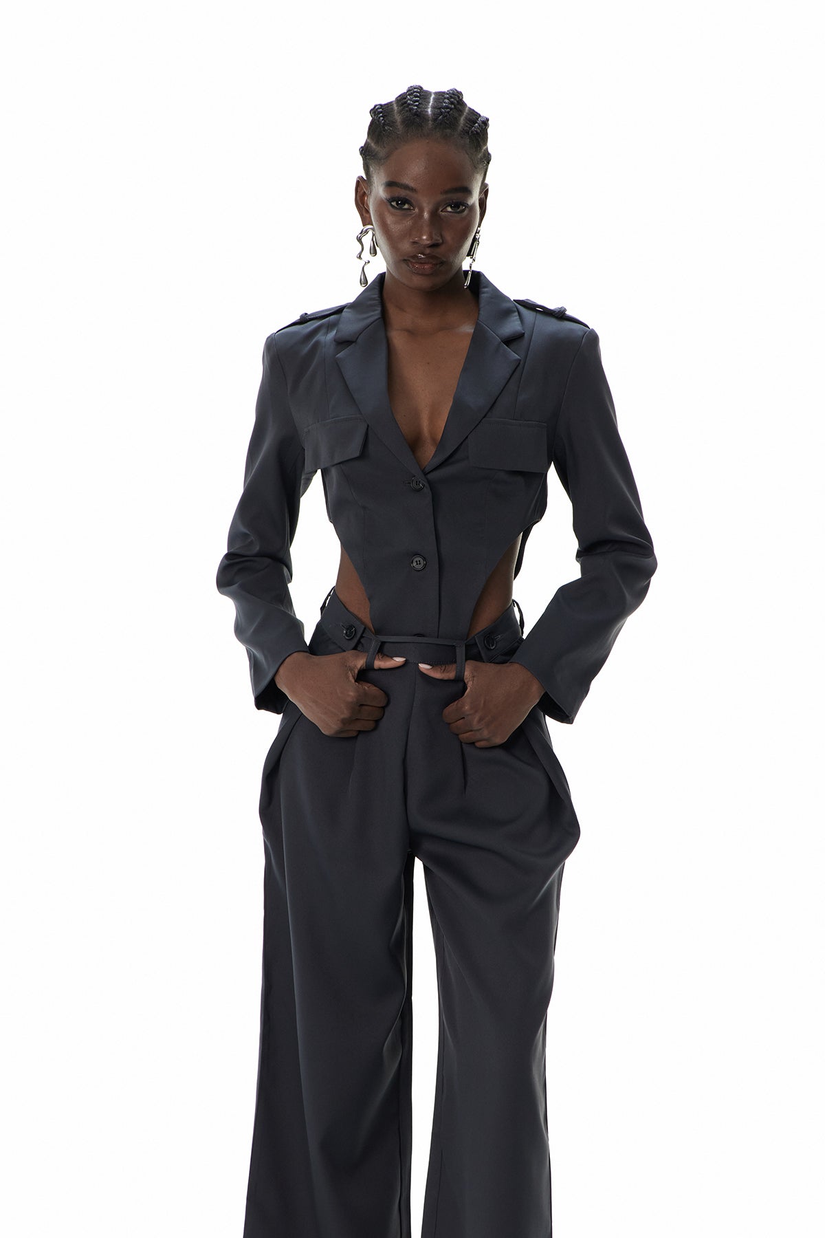 A Vintage Style Pants with Delicate Timeless Details