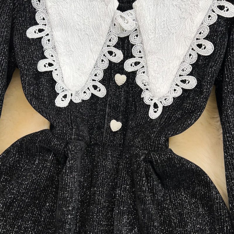 A Vintage Style Dress with Delicate Timeless Details