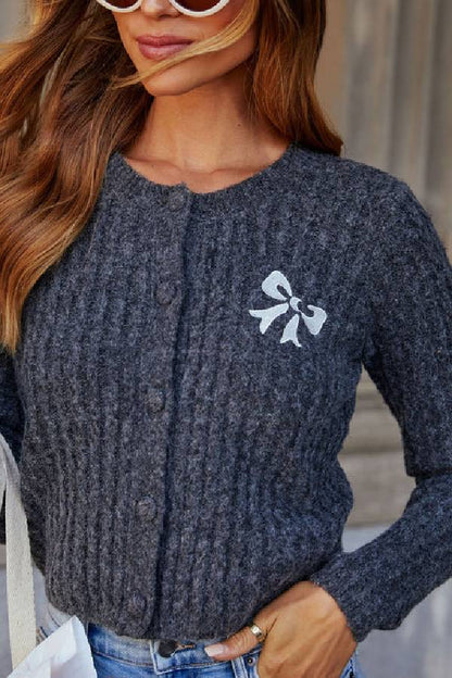 A Vintage Style Cardigan with Delicate Timeless Details