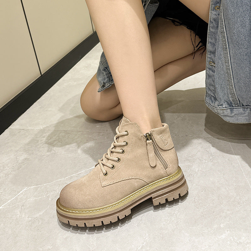 A Vintage Style Boots with Delicate Timeless Details