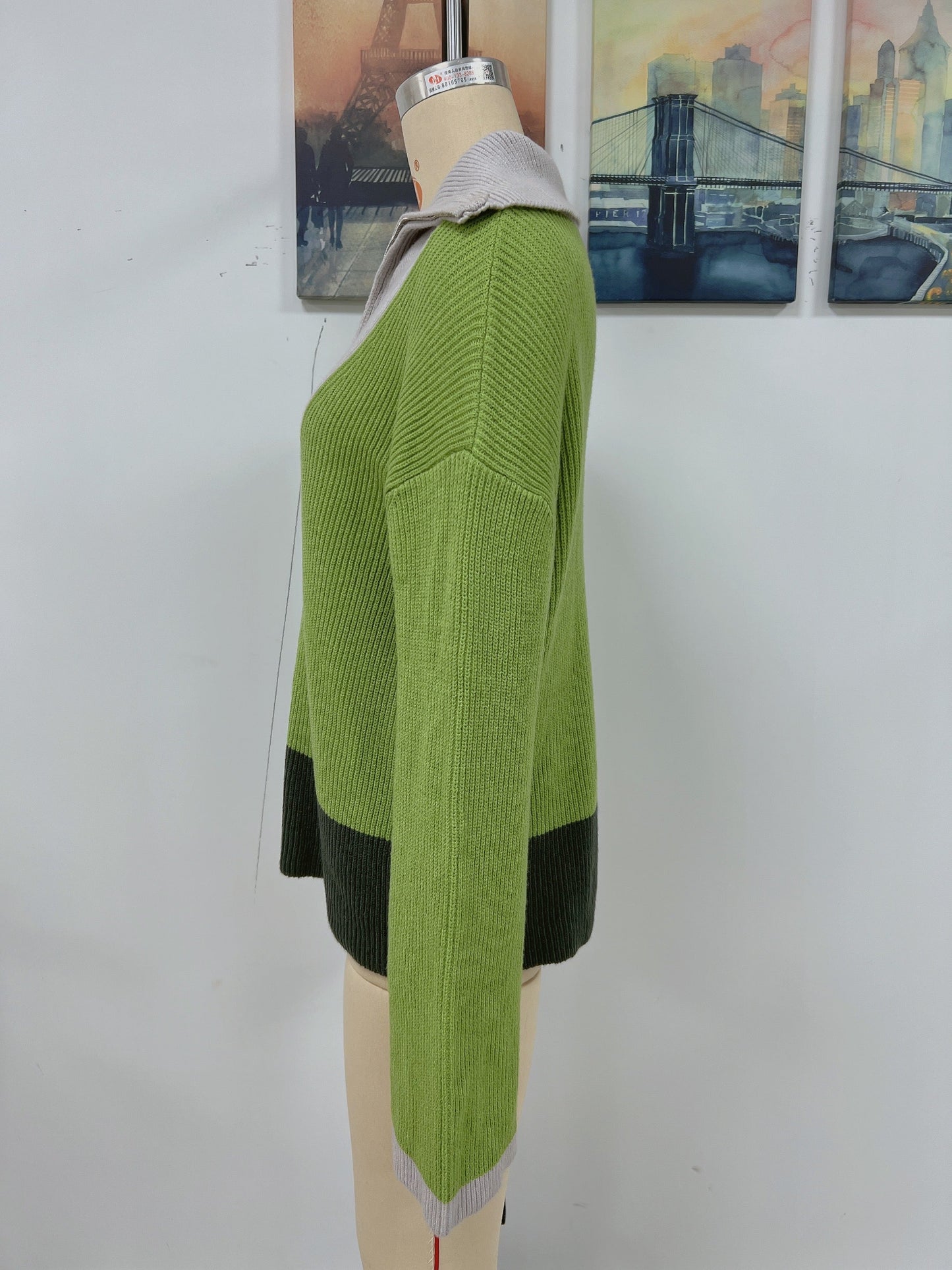 Beautifully Finished Sweater in a Timeless Design