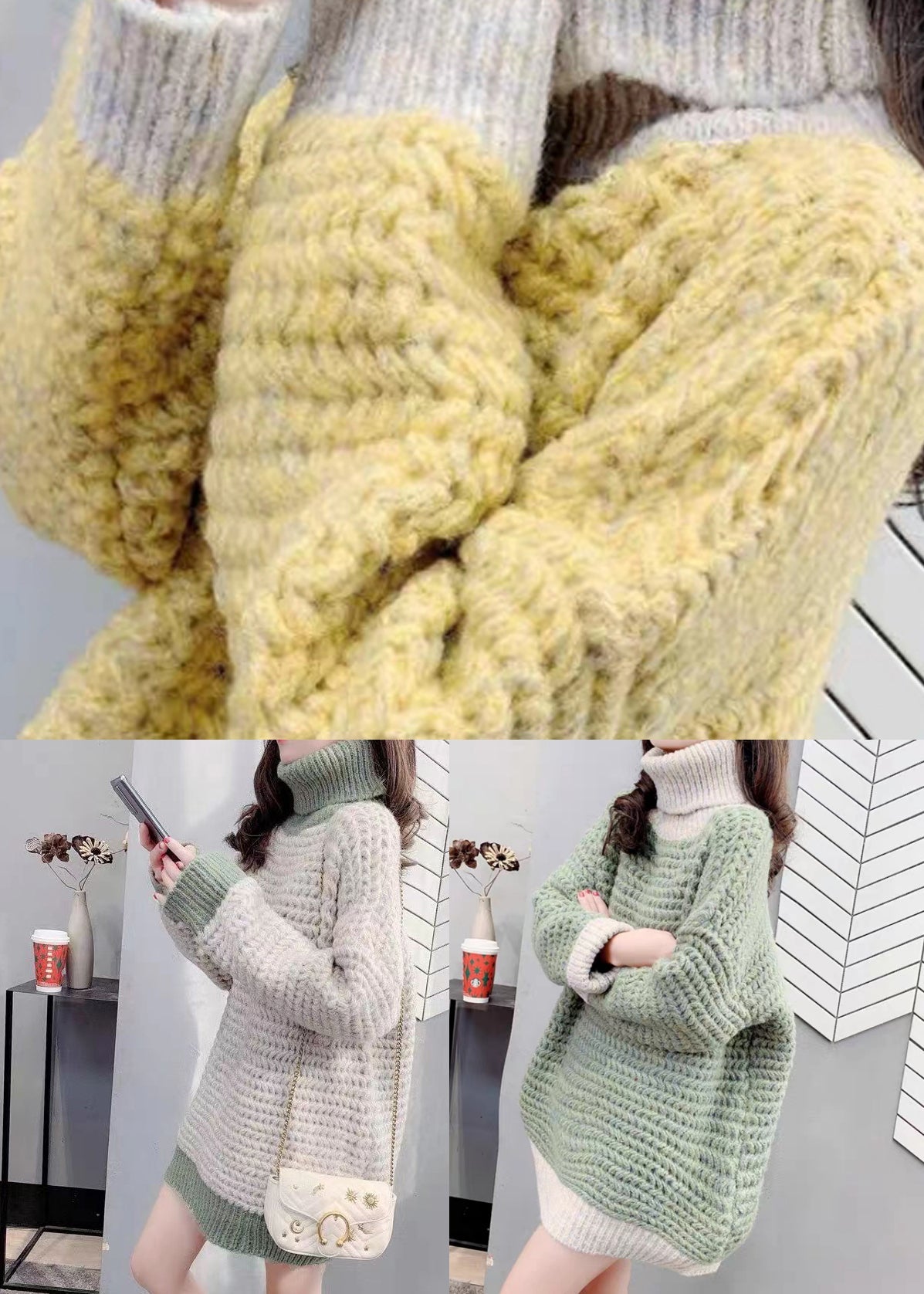 Classic Vintage Sweater with a Flattering Fit