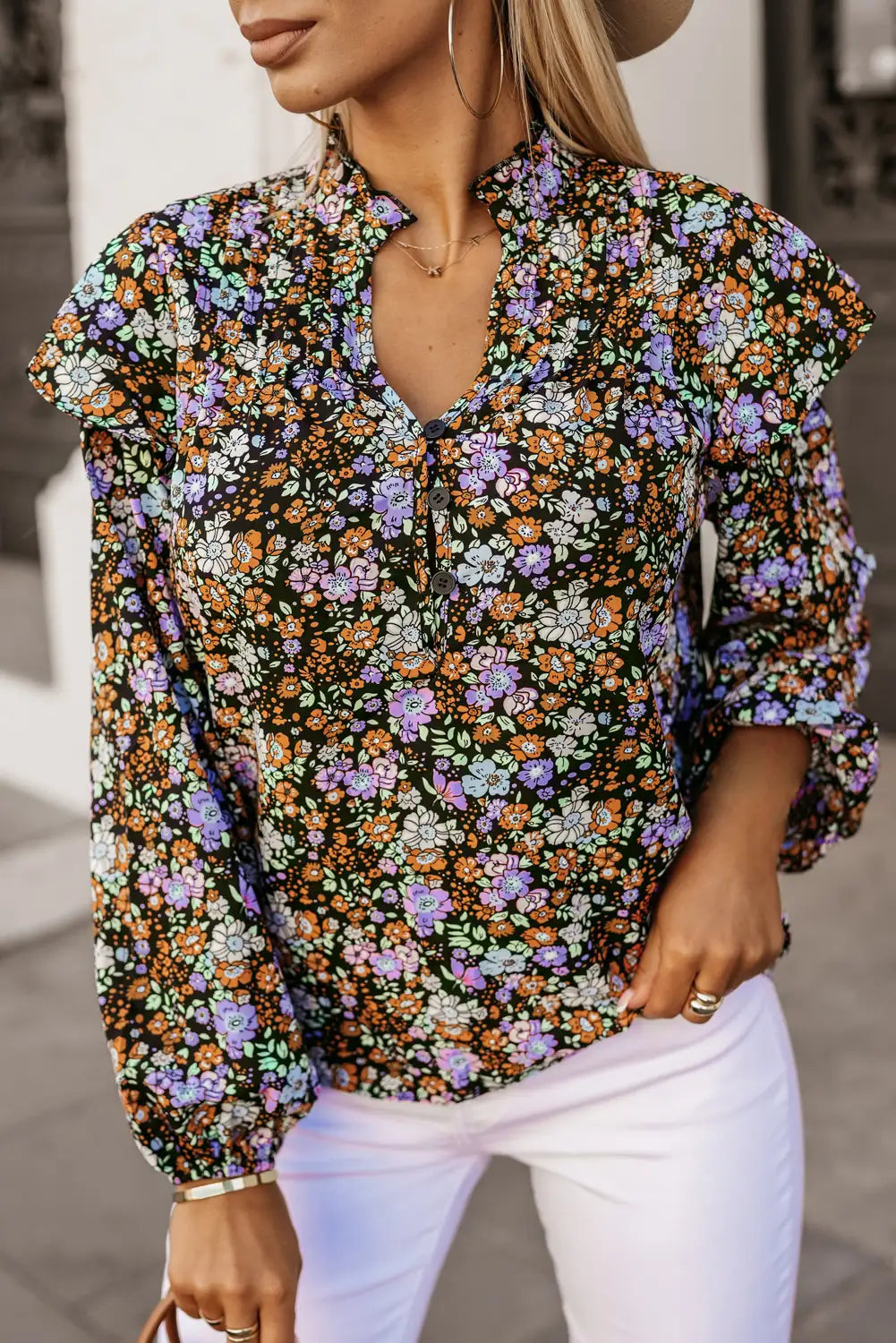 Beautifully Finished Blouse in a Timeless Design