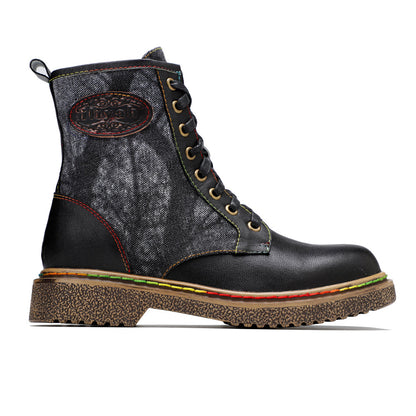 A Vintage Style Boots with Delicate Timeless Details