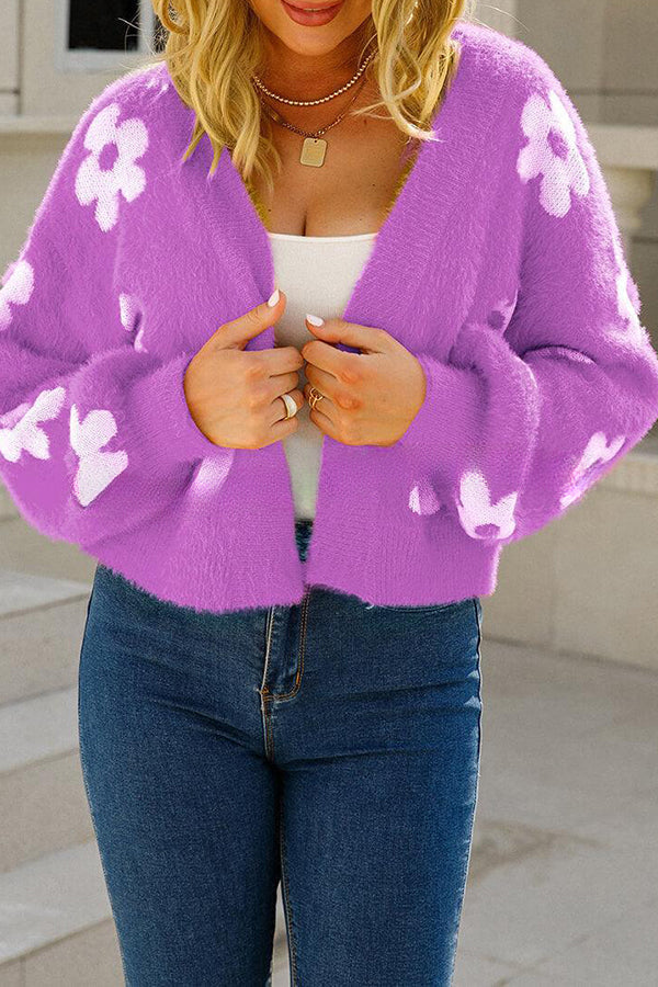 A Vintage Style Cardigan with Delicate Timeless Details
